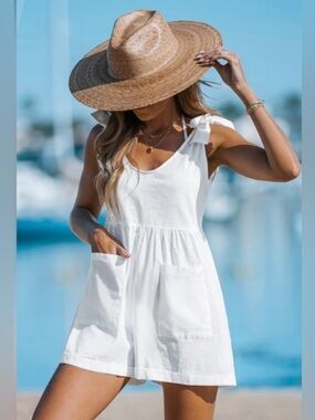 CUPSHE LINEN JUMPSUIT